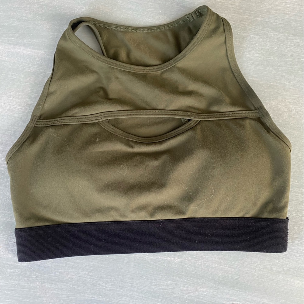 Born Primitive High Neck Sports Bra with Cutout